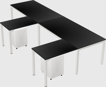 L-shaped desk