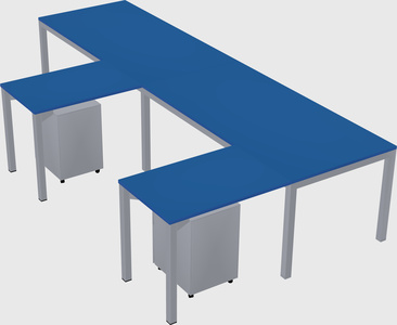 L-shaped desk