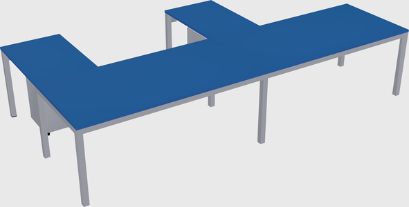 L-shaped desk