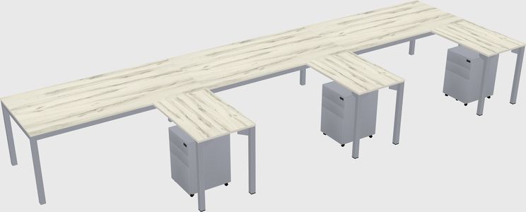 L-shaped desk
