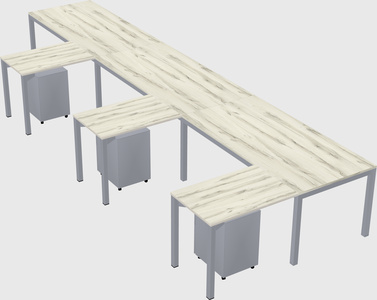 L-shaped desk