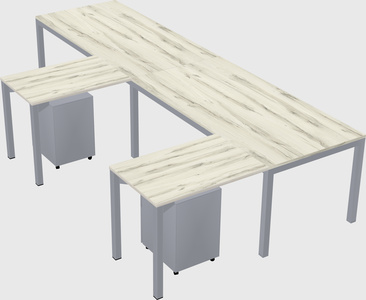 L-shaped desk