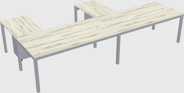 L-shaped desk