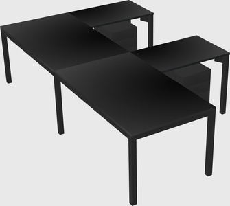 L-shaped desk