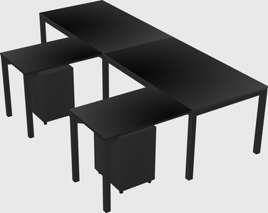L-shaped desk