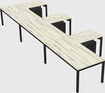 L-shaped desk