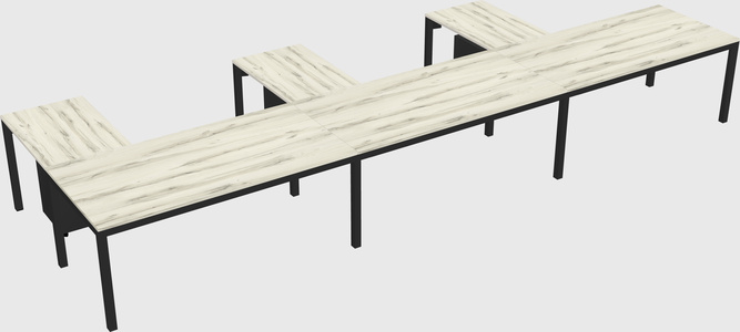 L-shaped desk