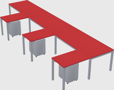 L-shaped desk