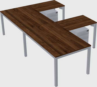 L-shaped desk