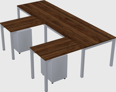 L-shaped desk