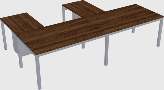 L-shaped desk