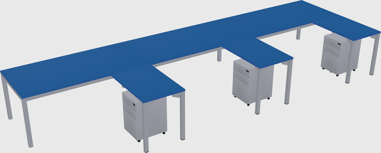 L-shaped desk