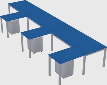L-shaped desk