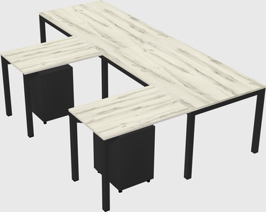 L-shaped desk