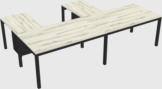 L-shaped desk