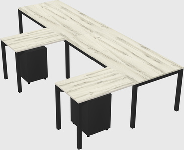 L-shaped desk
