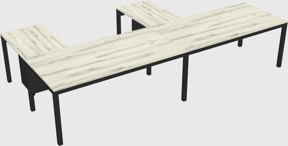 L-shaped desk