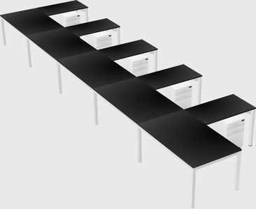 L-shaped desk