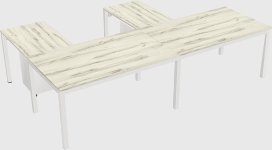 L-shaped desk