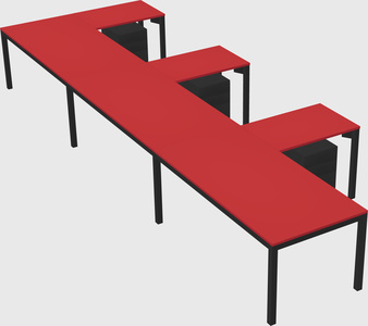 L-shaped desk
