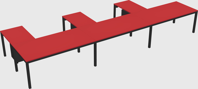 L-shaped desk