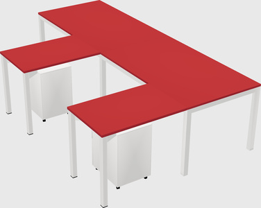 L-shaped desk