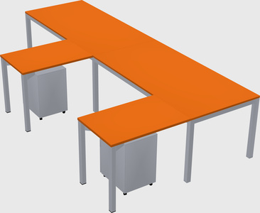 L-shaped desk