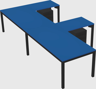 L-shaped desk