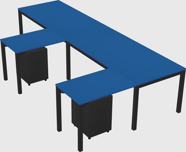 L-shaped desk