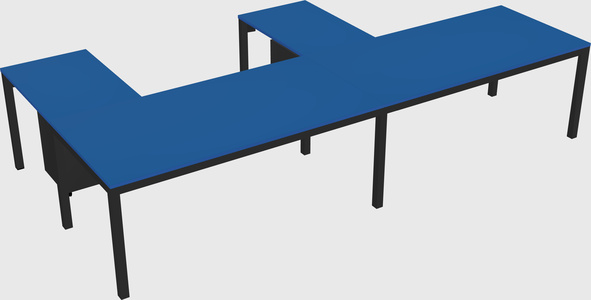 L-shaped desk
