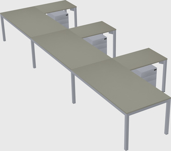 L-shaped desk