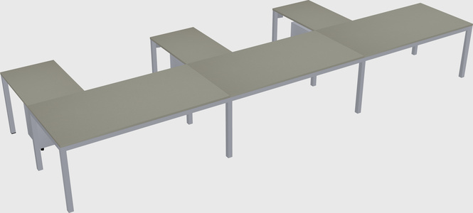L-shaped desk