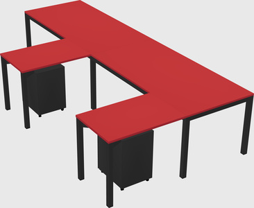 L-shaped desk