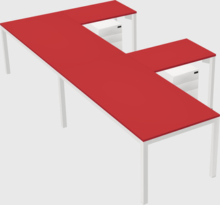 L-shaped desk