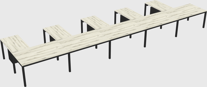 L-shaped desk