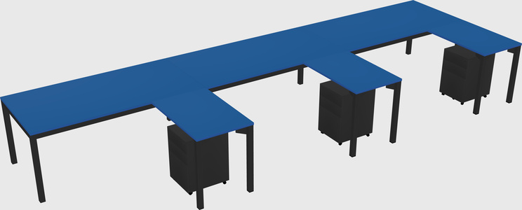 L-shaped desk
