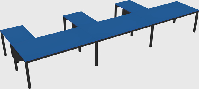 L-shaped desk