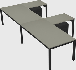 L-shaped desk