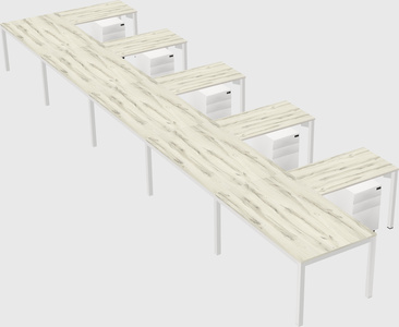 L-shaped desk