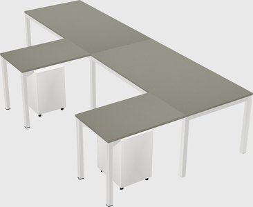 L-shaped desk