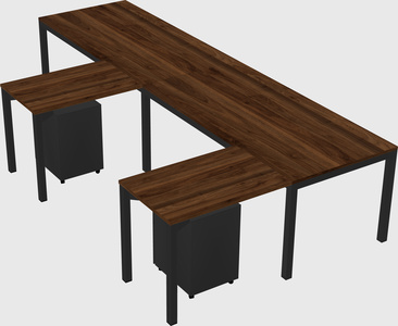 L-shaped desk