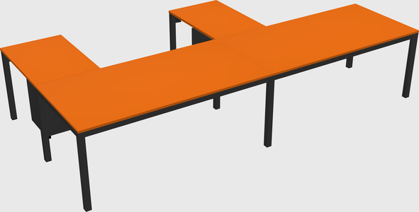 L-shaped desk
