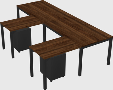 L-shaped desk