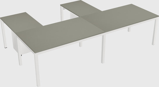 L-shaped desk