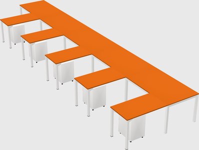 L-shaped desk