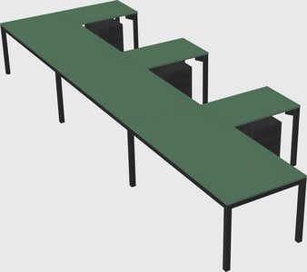 L-shaped desk