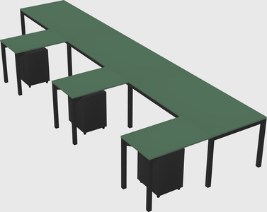 L-shaped desk