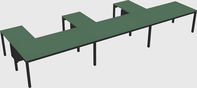 L-shaped desk