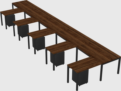 L-shaped desk