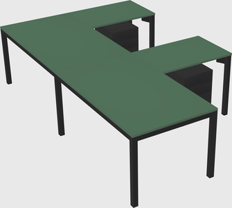 L-shaped desk
